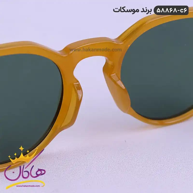 عینک آفتابی پلاریزه عسلی موسکات 58868 — تصویر ۶
