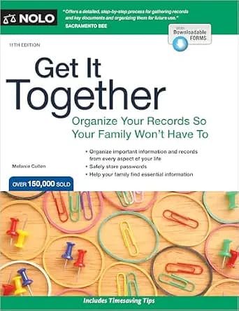 و دانلود نسخه کامل کتاب زبان اصلی Get It Together: Organize Your Records So Your Family Won’t Have To | دانلود کتاب خارجی