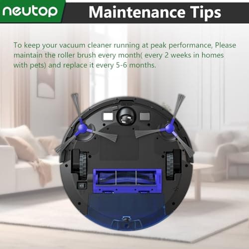 براش رول 3 عددی مناسب جارو رباتیک یوفی مدل Eufy RoboVac 11S, 15T, 30, 30C, 15C, 12, 25C, 35C,11S Max, 15C Max, 30C Max, G10, G20, G30, Spare Parts Accessories (ارسال 10 الی 15 روز کاری) — تصویر ۷