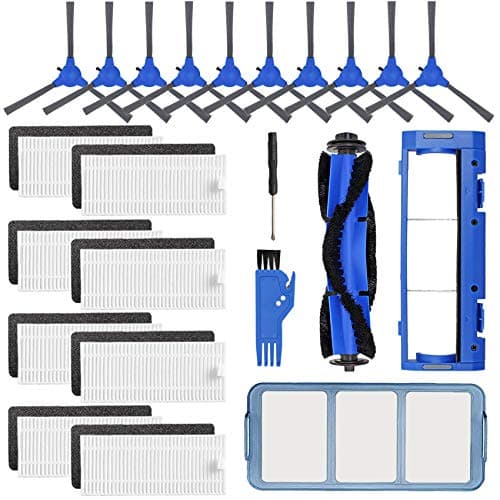 پک اکسسوری 21عددی جارو رباتیک مناسب یوفی مدل های Eufy RoboVac 11S, 15C, 30, 30C, 12, 35C Vacuum ( ارسال 10 الی 15 روز کاری ) — تصویر ۲