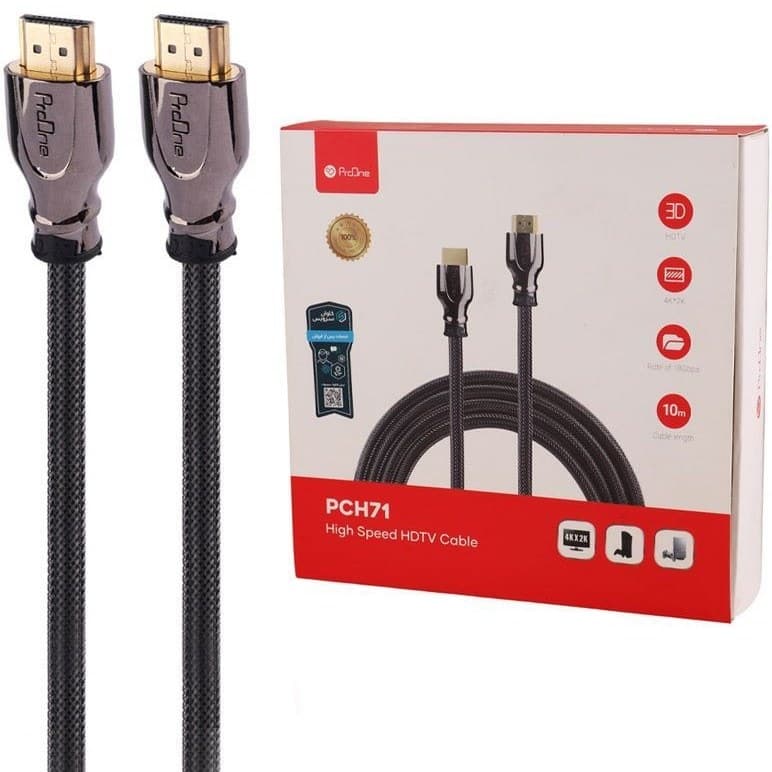 کابل HDMI برند PRO ONE مدل PCH71 باکیفیت 4K و به متراژ 2 متر