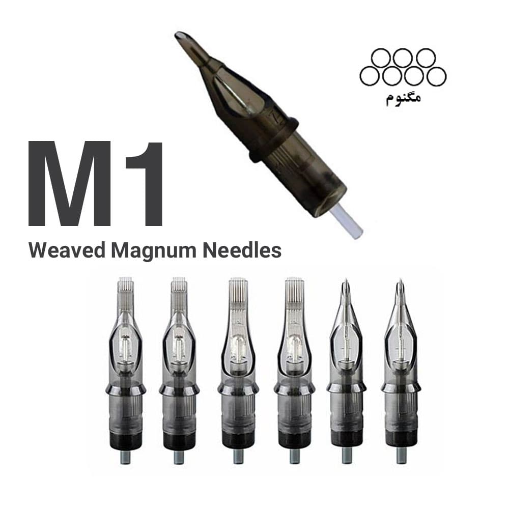 سوزن تاتو کارتریج پن موشاپ 1017M1(17سر گرید10) Moshop Pen Cartridge Tattoo Needle — تصویر ۲
