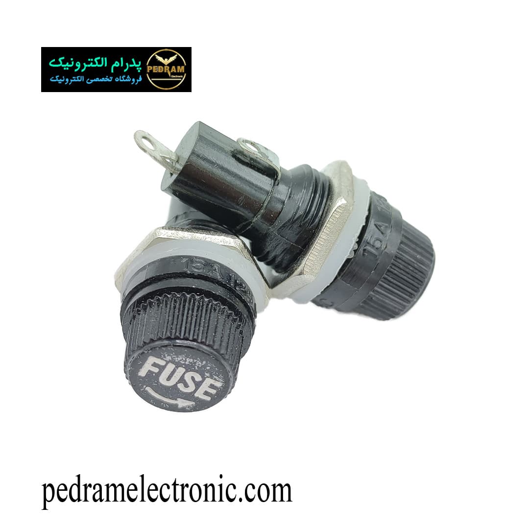 جای فیوز کوچک تایوانی 20*5 | JA FUSE SMAL HOLDER S TA 5*20 — تصویر ۲