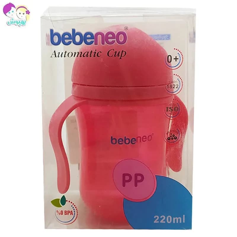 لیوان آبمیوه خوری دسته دار 220 میل Bebeneo — تصویر ۲