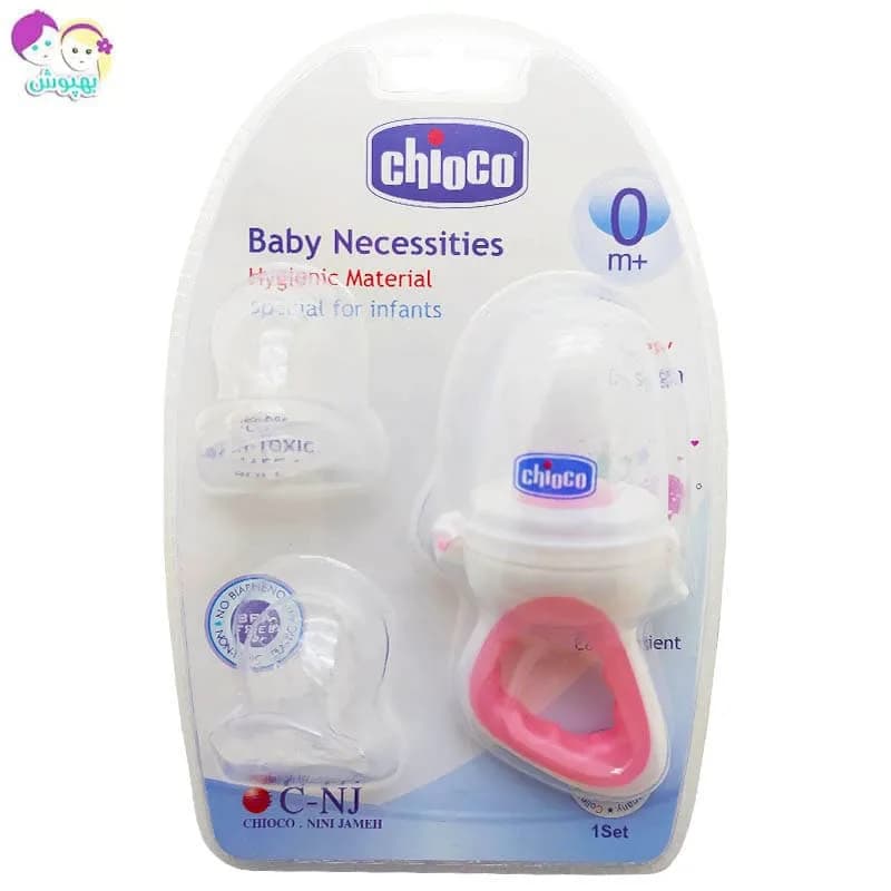 پک پستانک میوه خوری به همراه دو سری اضافه چیوکو chioco — تصویر ۳