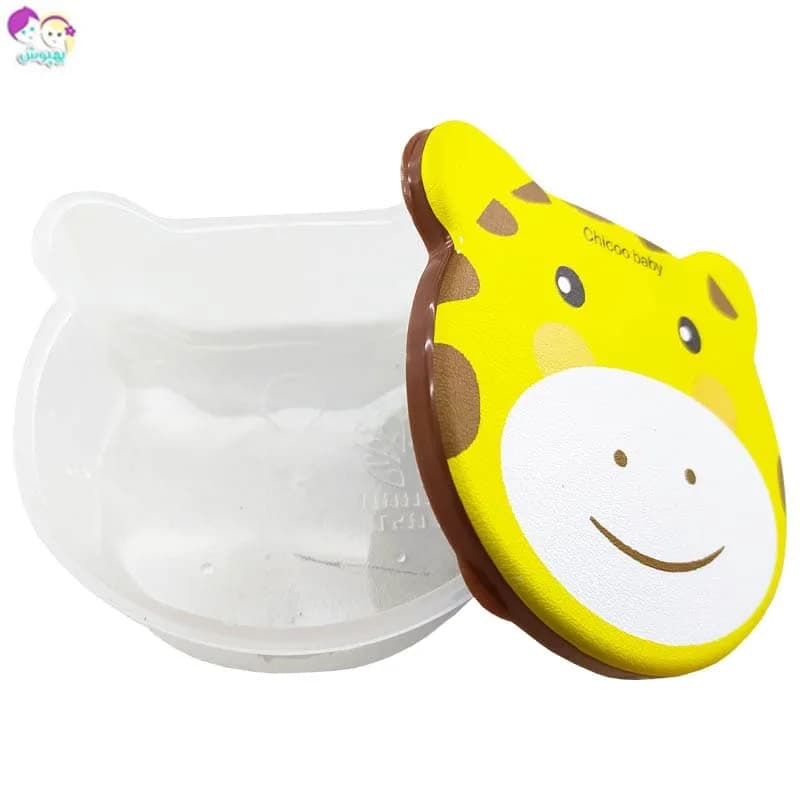 ظرف غذای کودک چهار تکه طرح زرافه چیکو Chicoo Baby — تصویر ۲