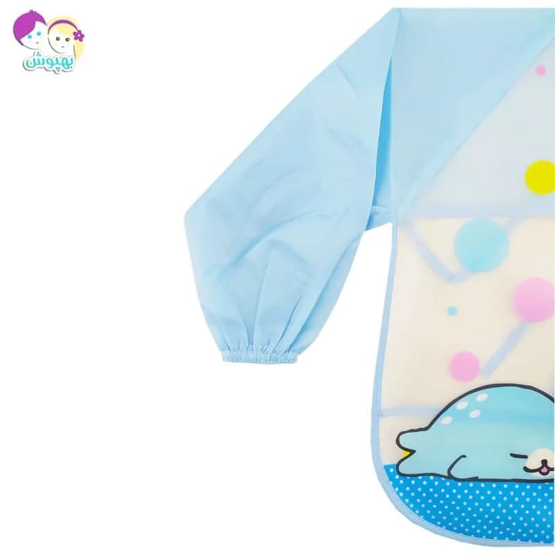 پیش بند لباسی بچگانه طرح دلفین Best Baby — تصویر ۲