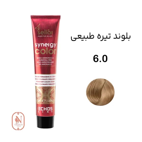 رنگ مو بدون آمونیاک ECHOSLINE 6/0