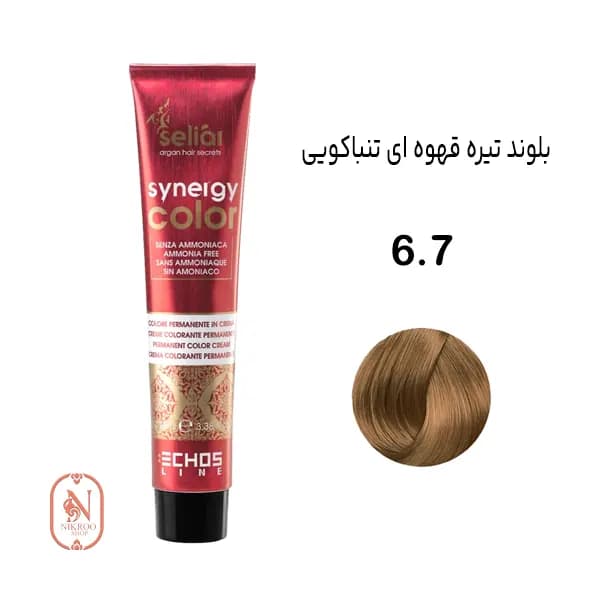 رنگ مو بدون آمونیاک ECHOSLINE 6/7