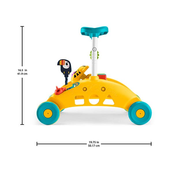 واکر دوطرفه Fisher Price زرد — تصویر ۴