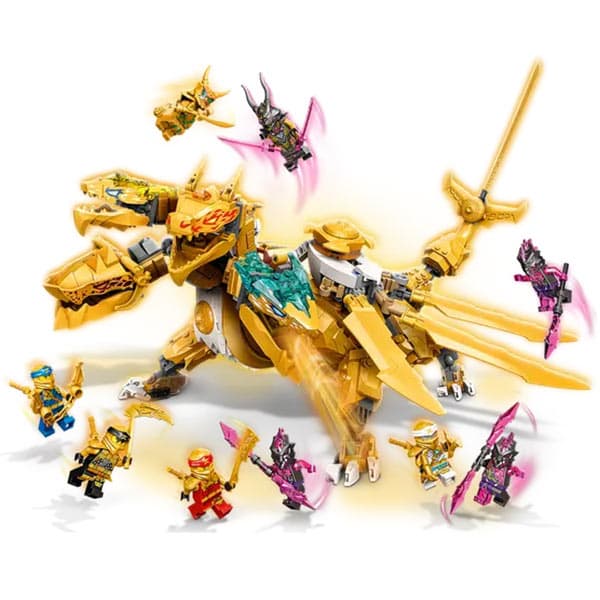 لگو Ninjago مدل Lloyd’s Golden Ultra Dragon 71774 — تصویر ۲