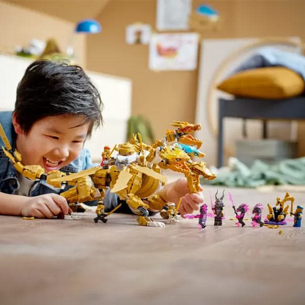 لگو Ninjago مدل Lloyd’s Golden Ultra Dragon 71774 — تصویر ۵