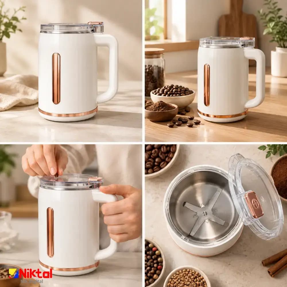 آسیاب برقی GRINDING MACHINE مدل 982621 | مناسب آسیاب قهوه، ادویه و برنج — تصویر ۳