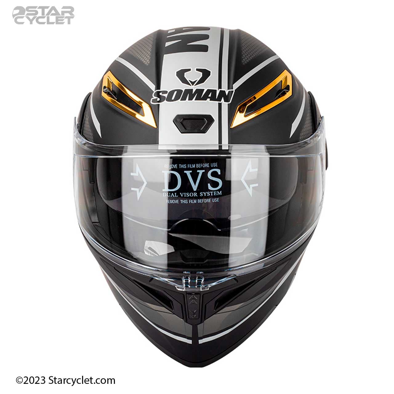 کلاه کاسکت فک متحرک سومان مدل 955 BLACK-GRAY-TRAJECTORI — تصویر ۲
