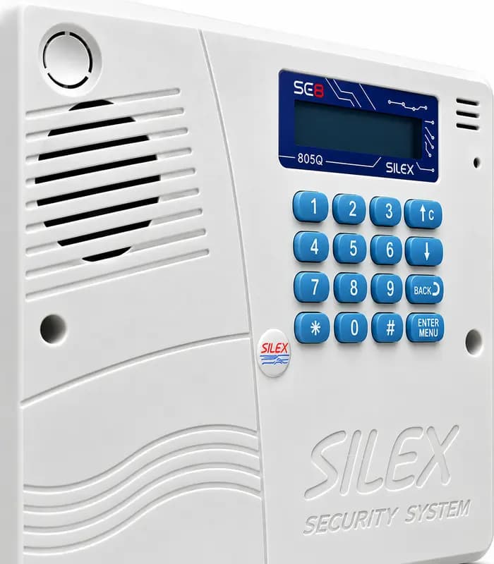 دستگاه (پنل مرکزی) سیمکارتی و تلفن شهری دزدگیر اماکن سایلکس SILEX مدل SG8-805Q — تصویر ۴