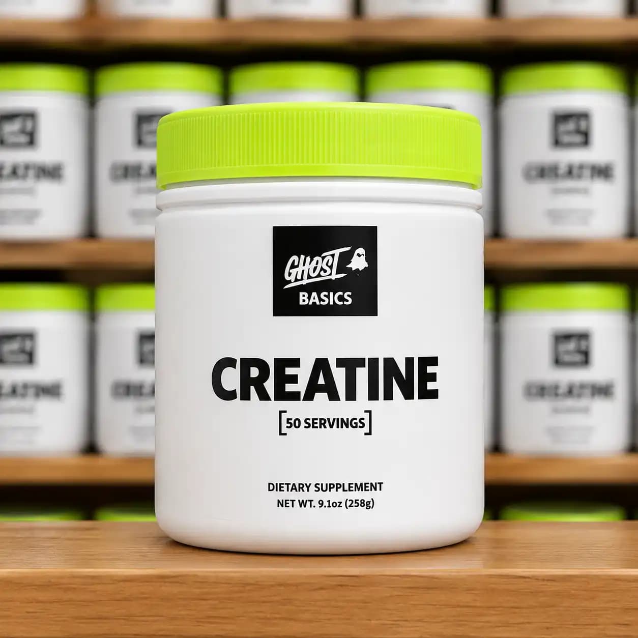 کراتین گوست GHOST Basics Creatine | ۵۰ سروینگ، ۲۵۸ گرم — تصویر ۲