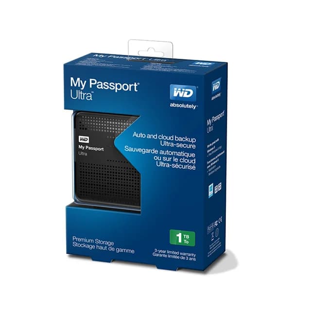 هارد اکسترنال وسترن دیجیتال My Passport Ultra ظرفیت ۱ ترابایت