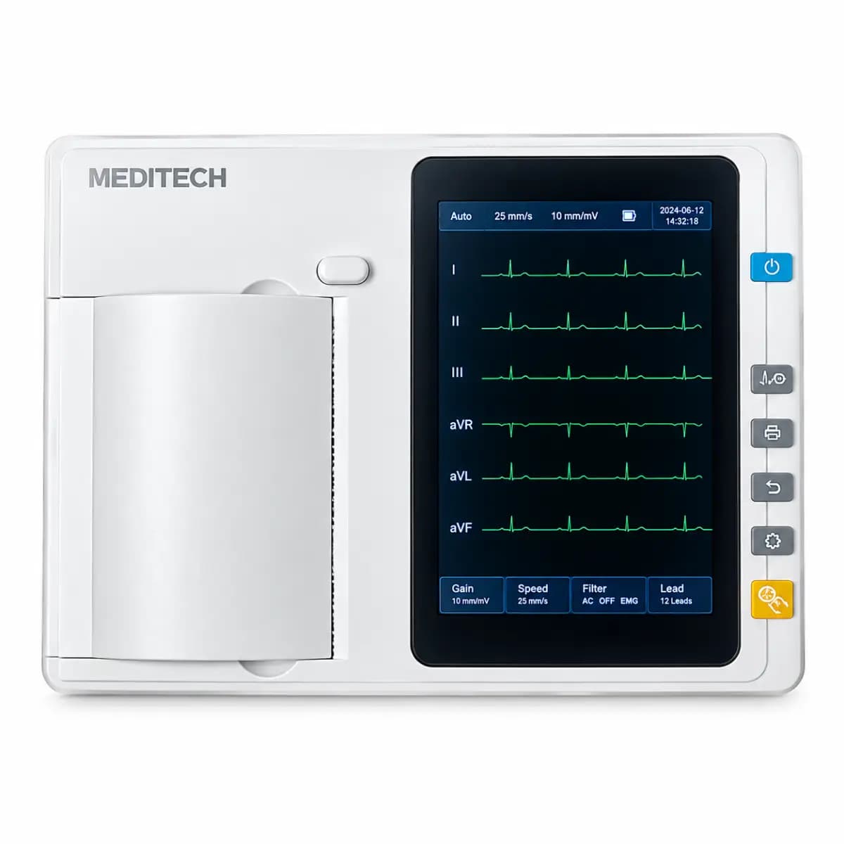 دستگاه نوار قلب ۶ کانال MEDITECH