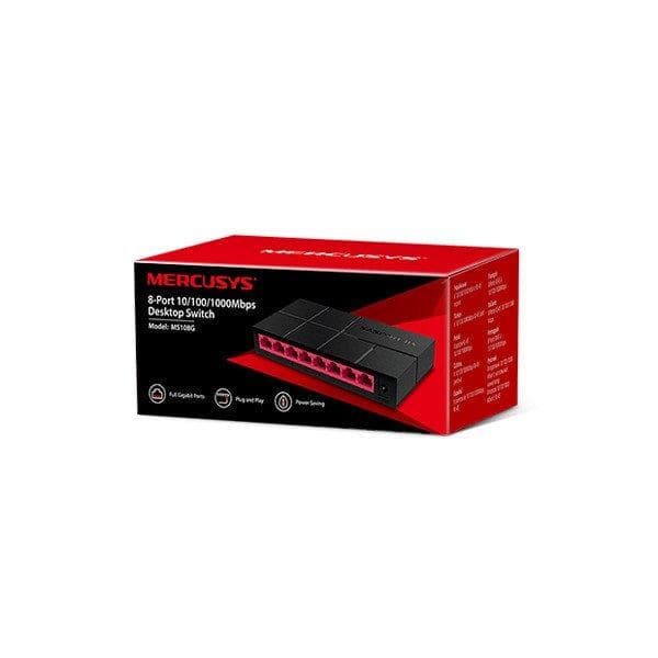 سوئیچ 8 پورت گیگابیت و دسکتاپ 10/100/1000Mbps مرکوسیس مدل MS108G — تصویر ۷