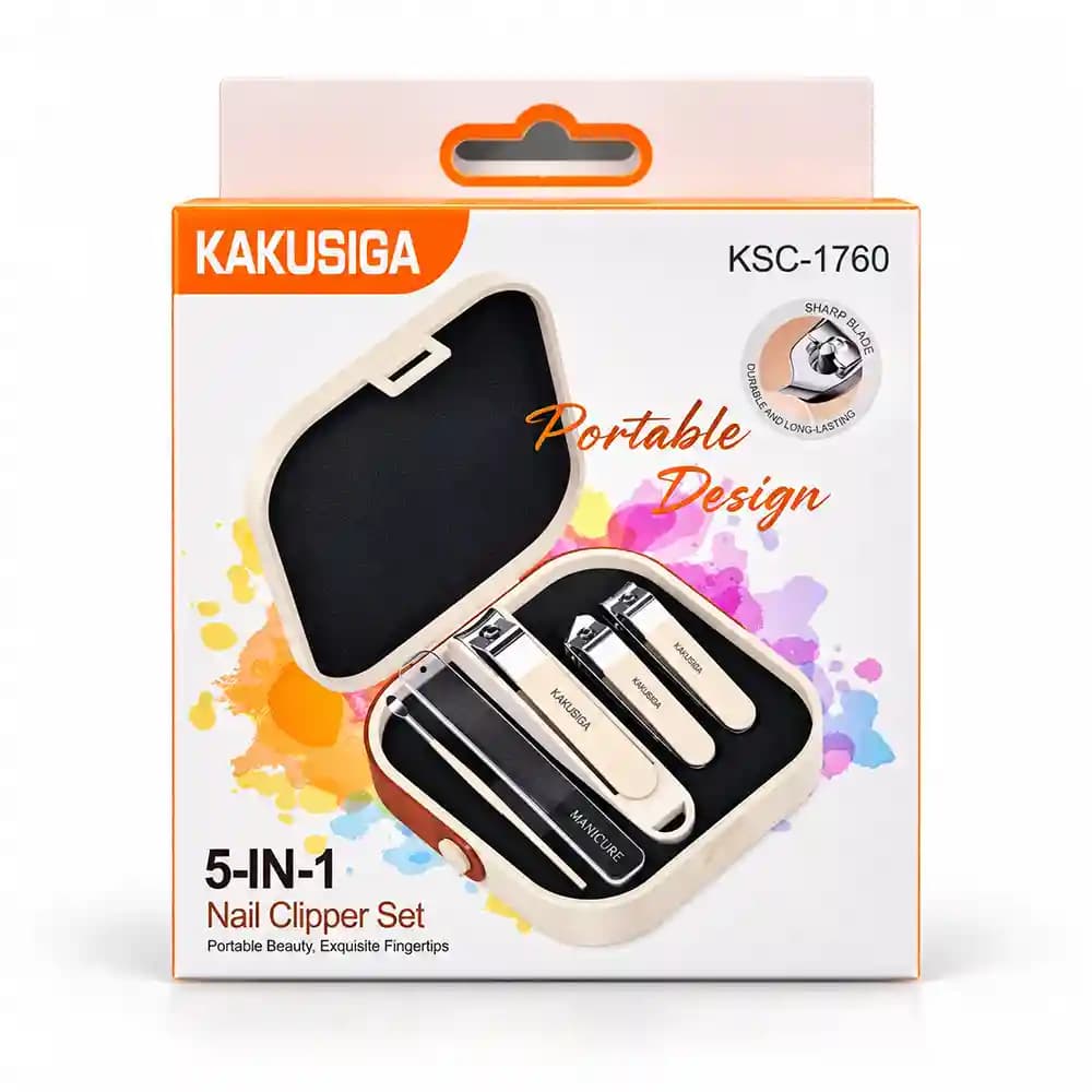 ست مانیکور و ناخنگیر ۵ تکه کاکوسیگا (KAKUSIGA) مدل KSC-1760 — تصویر ۱۰