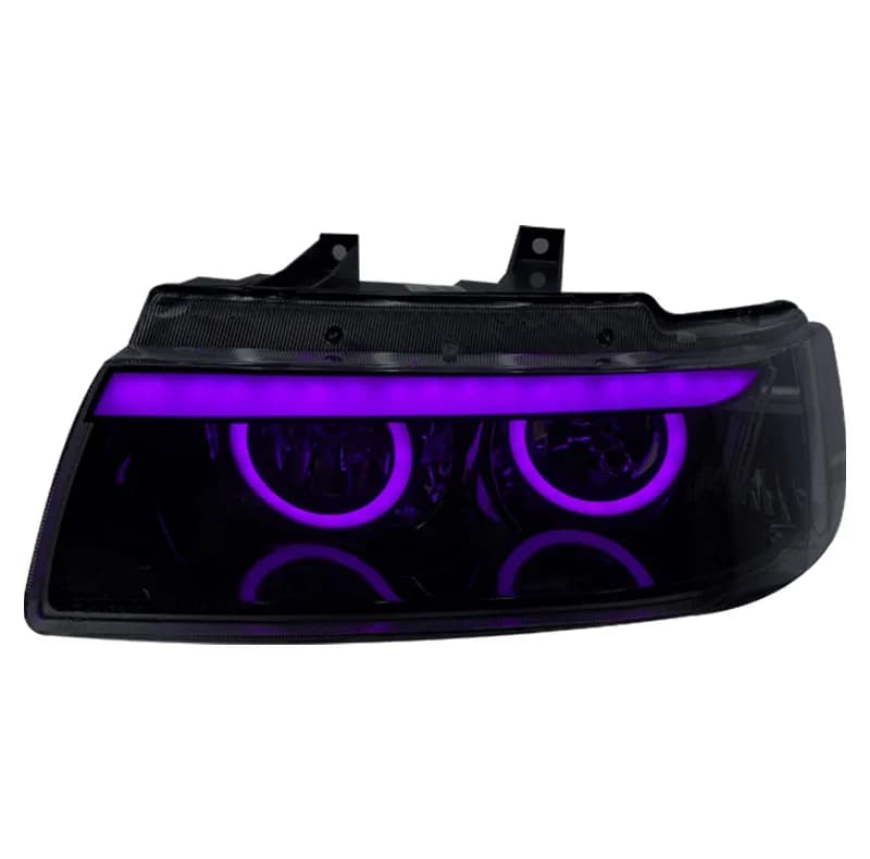 چراغ جلو خودرو گروه پژوهش صنعت مدرن مدل Devil-Purp مناسب برای سمند بسته دو عددی — تصویر ۲