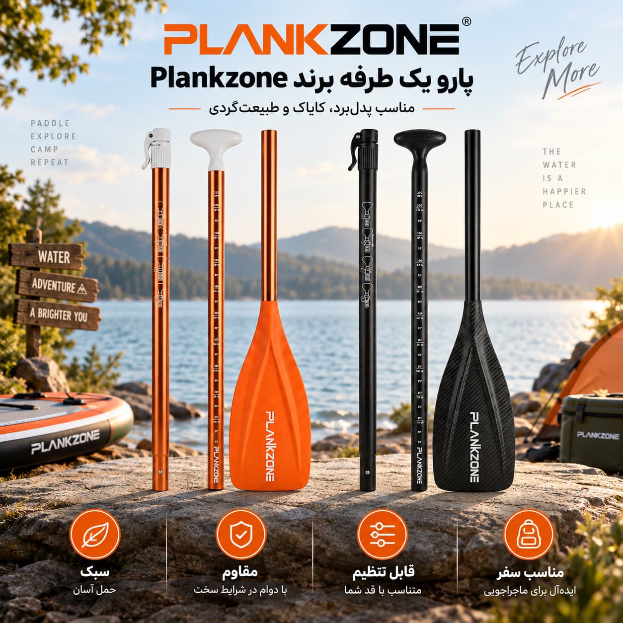 پارو یک طرفه Plankzone — تصویر ۳