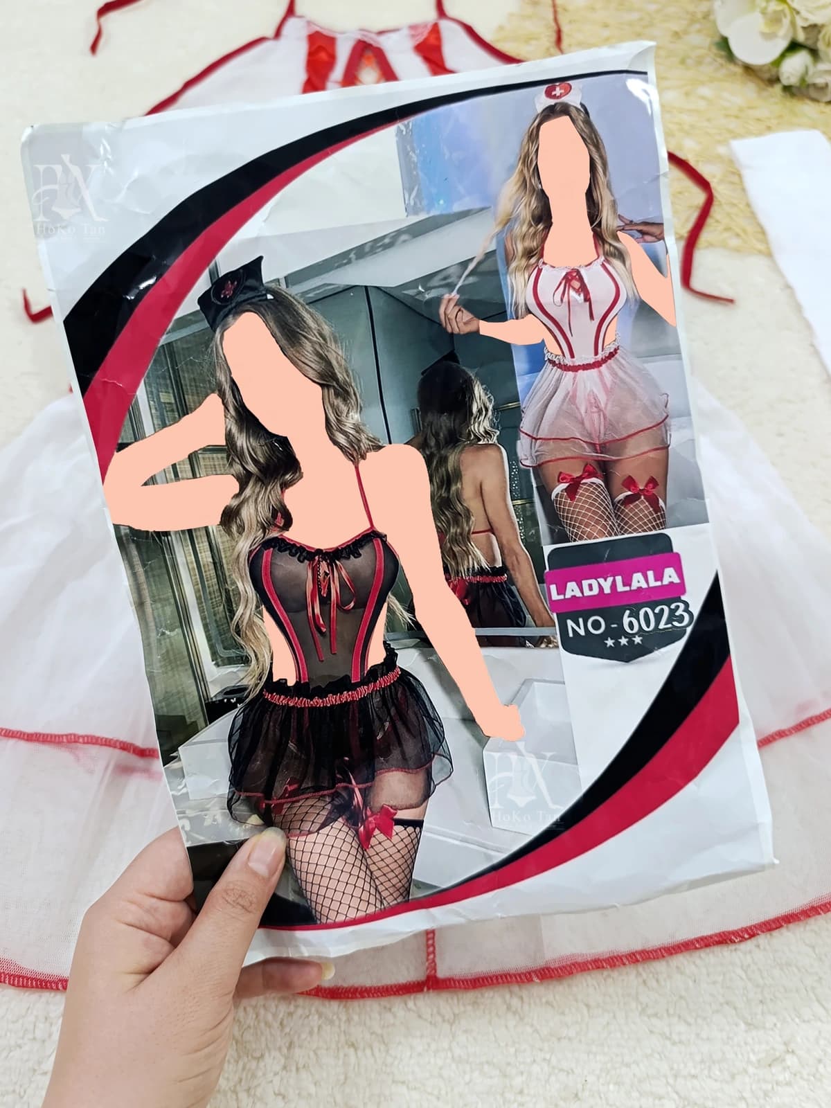 کاستوم پرستاری جورابدار فانتزی کد 6023 — تصویر ۶