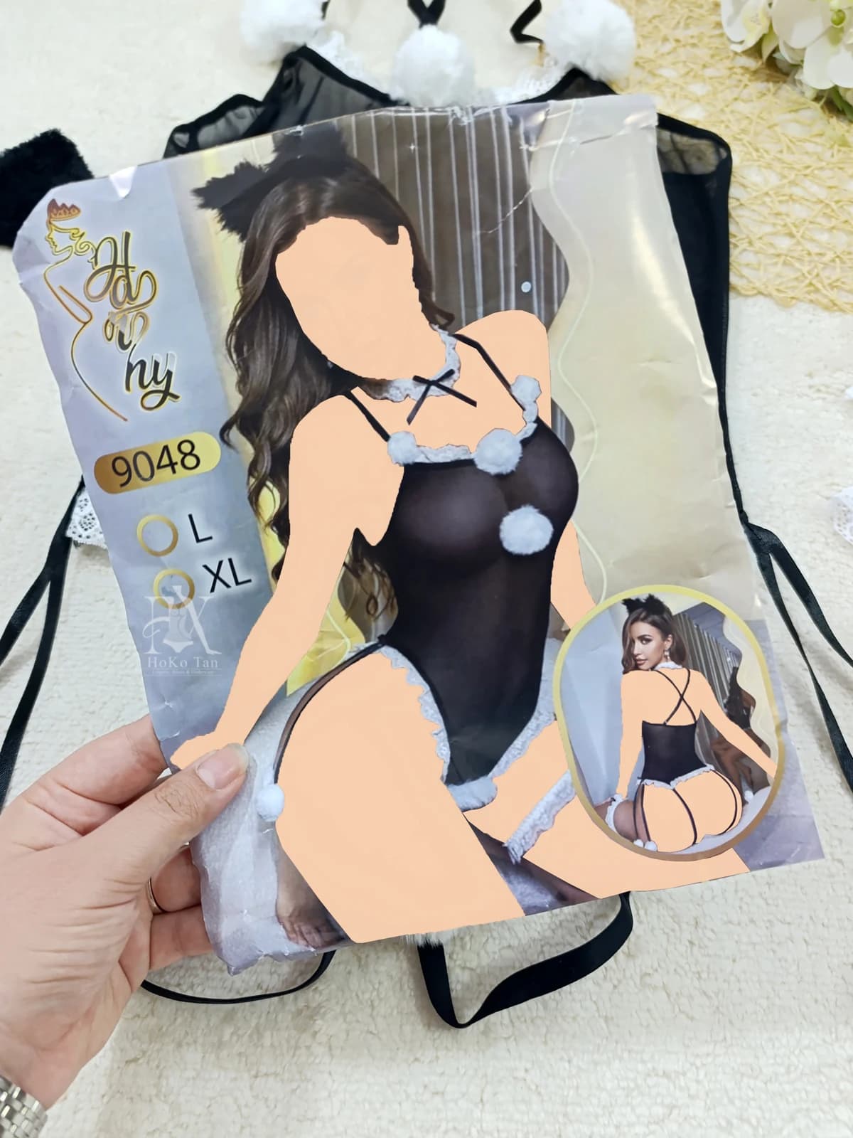 کاستوم گربه فاق باز فانتزی کد 9048 — تصویر ۵