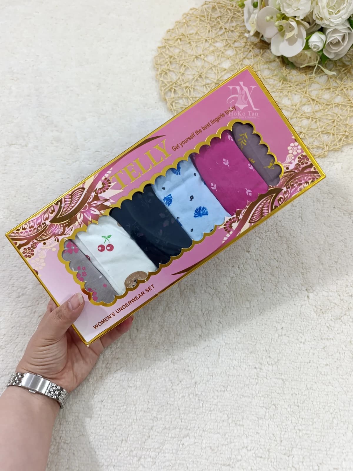 پک شورت زنانه لیفه ای 6 عددی نخ پنبه 3XL کد 129 — تصویر ۳