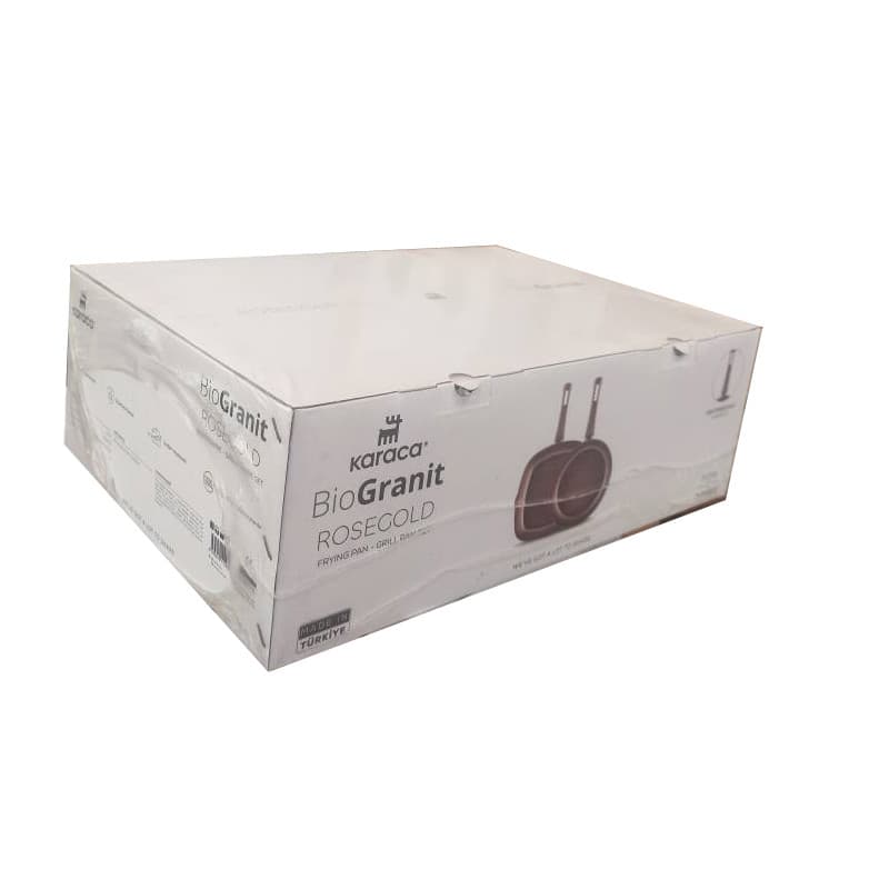 سرویس تابه بیوگرانیت 2 پارچه کاراجا مدل Biogranit RoseGold — تصویر ۶