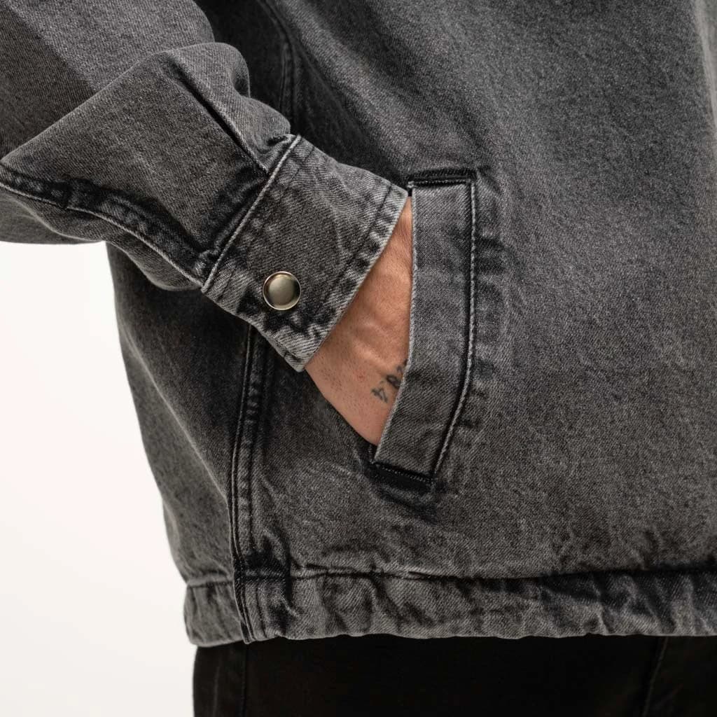هودی جین مردانه کلاهدار LOOSE پریمو 700074-3789 — تصویر ۳
