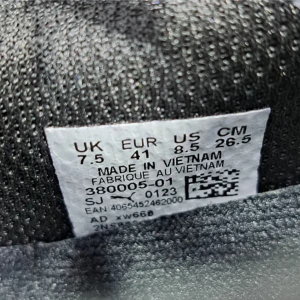 کتونی ویتنامی پوما نیترو ۳ puma nitro 3 کوالیتی A باجعبه بارکد دار سایز 40 41 42 43 44 45 — تصویر ۷