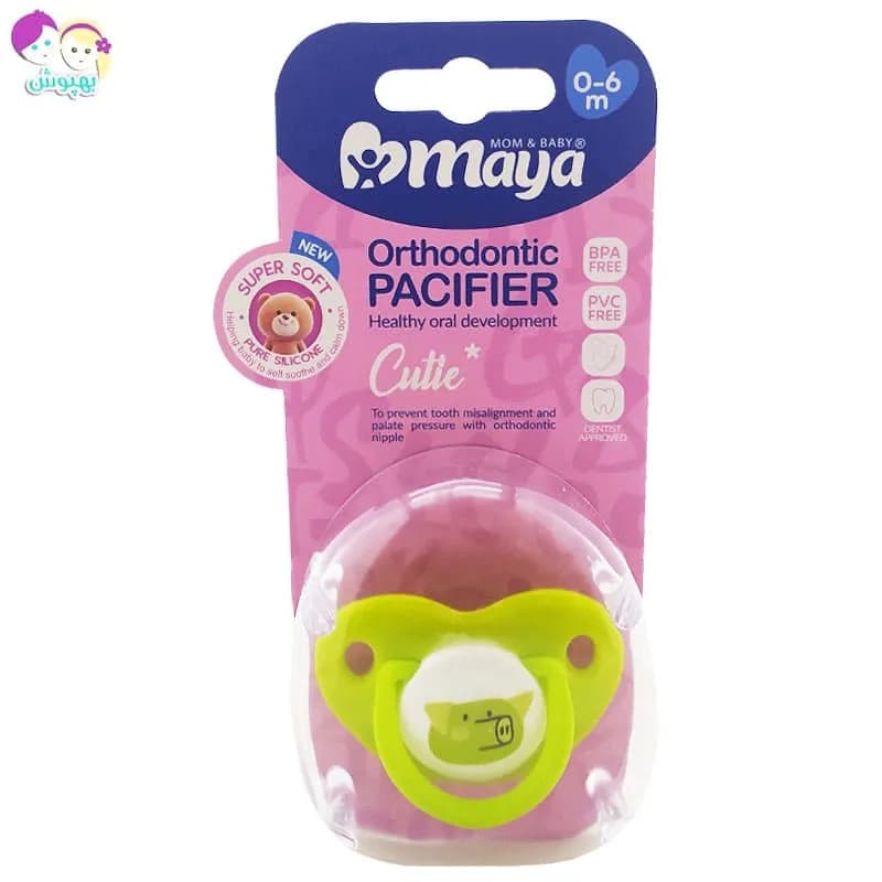 پستانک ارتودنسی حیوانات 0 تا 6 ماهگی مايا Maya — تصویر ۴