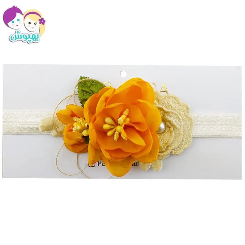 هدبند کشی دخترنه گل گیپوری Perance hairbows — تصویر ۲