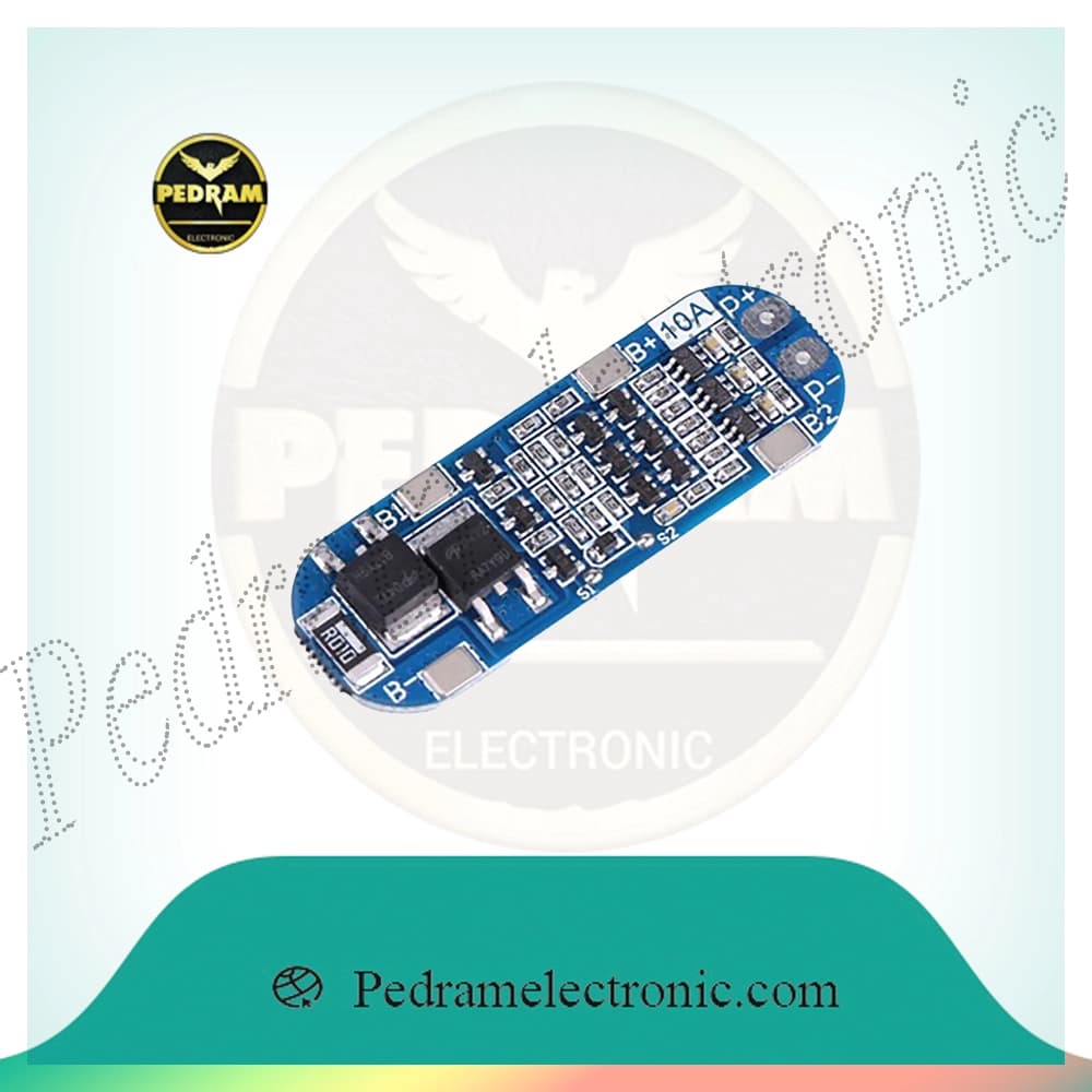 ماژول شارژ و محافظ باتری لیتیومی ۳ سل ۱۰ آمپر – BMS 3S 10A