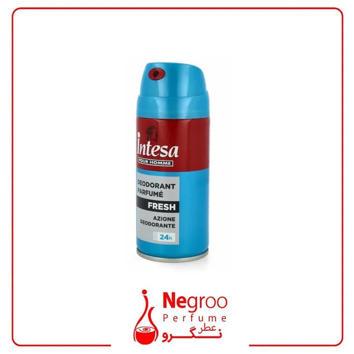 اسپری دئودورانت اینتسا مدل فرش Intesa Fresh حجم 150 میل/اورجینال — تصویر ۲