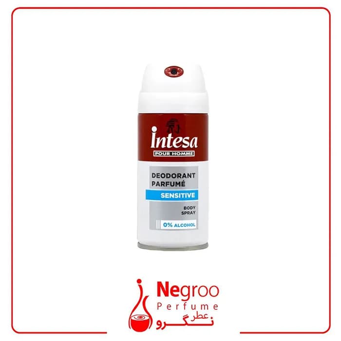 اسپری دئودورانت اینتسا مدل سنسیتیو Intesa Sensitive حجم 150 میل/اورجینال