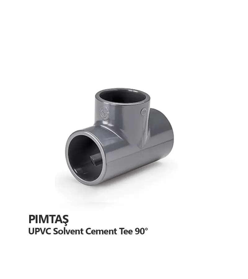 سه راهه 90 درجه چسبی UPVC پیمتاش