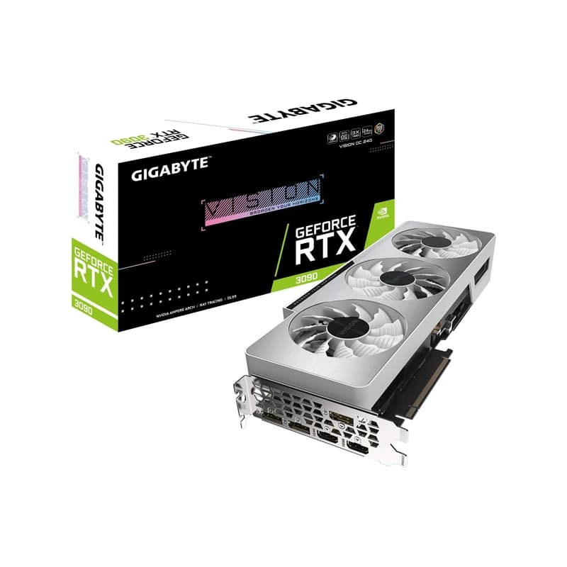 کارت گرافیک گیگابایت مدل GeForce RTX 3090 VISION OC 24G