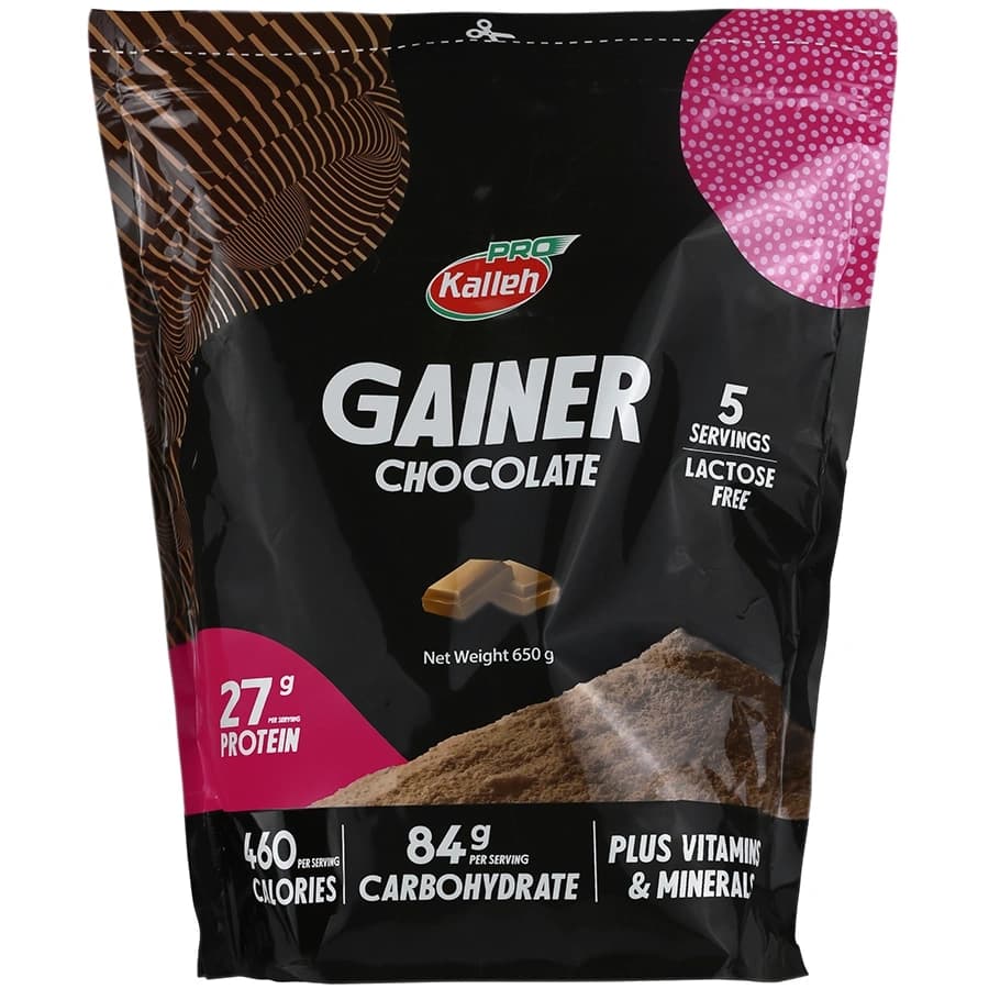 پودر گینر کاله پرو 650 گرم با طعم شکلات (Kalleh Gainer Powder)