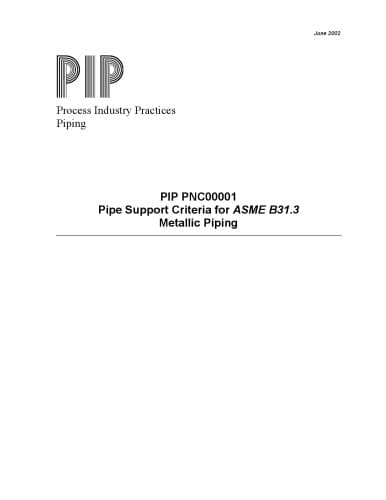 کتاب Pipe Support Criteria for ASME B31.3 Metallic Piping نسخه کامل