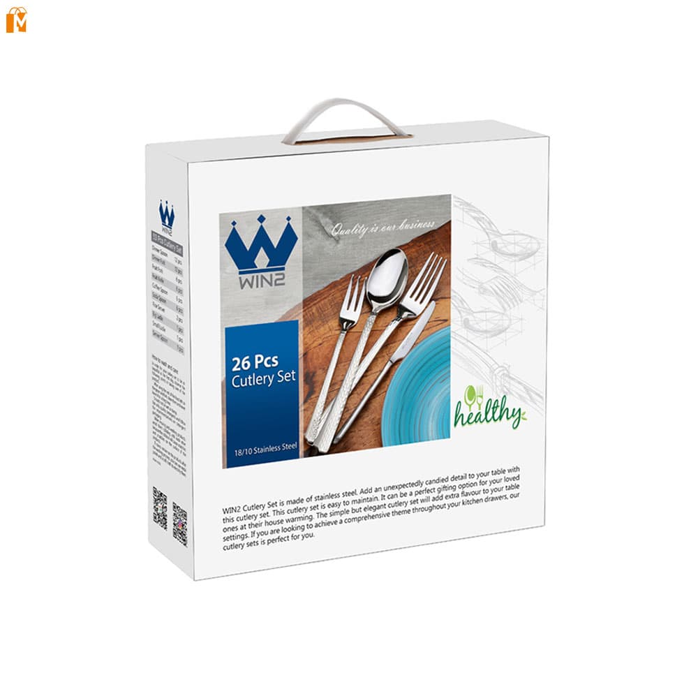سرویس قاشق و چنگال 26 پارچه 6 نفره وینتو مدل DS019-WIN2 — تصویر ۲