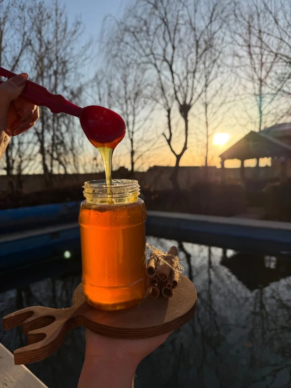 عسل طبیعی سَمَز | عسل گون و کنار خالص | کالوکس — تصویر ۳