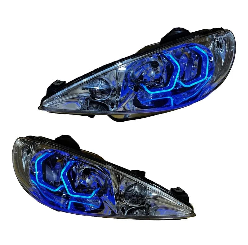 چراغ جلو خودرو گروه پژوهش صنعت مدرن مدل 3D-I8 فولکالر مناسب برای پژو 206 بسته دو عددی — تصویر ۶