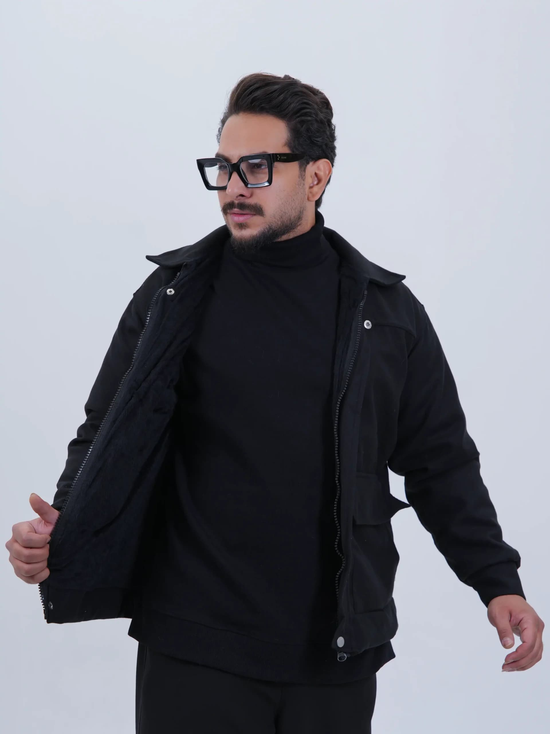 کاپشن مردانه فوتر داخل خز کد 50250 — تصویر ۷