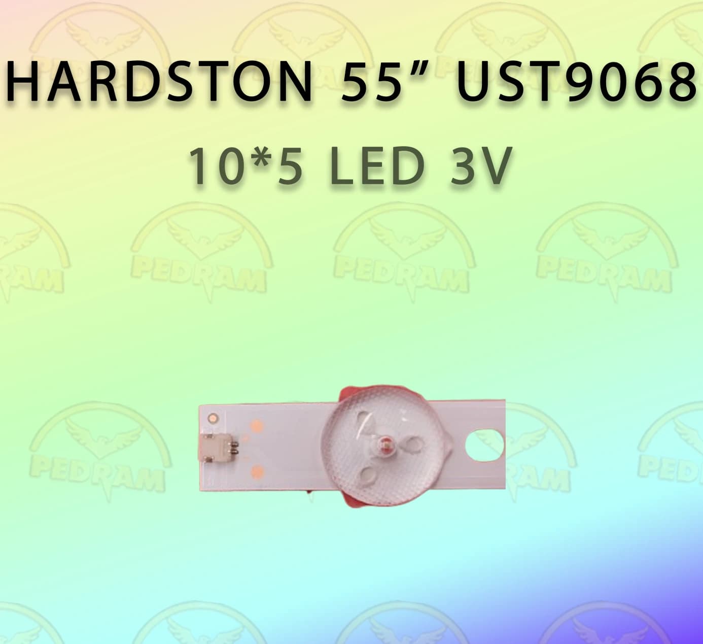 بکلایت LEDBAR هاردستون مدل ES3719/10…55 مناسب تلویزیون ۵۵ اینچ UST9068 – ۵ شاخه × ۱۰ LED – ولتاژ ۳ ولت — تصویر ۲