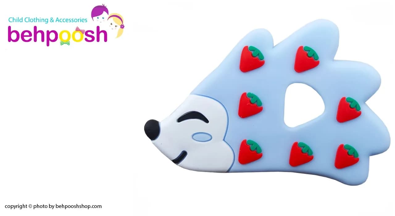 دندان گیر دستگیره دار مدل جوجه تیغی baby toys — تصویر ۷