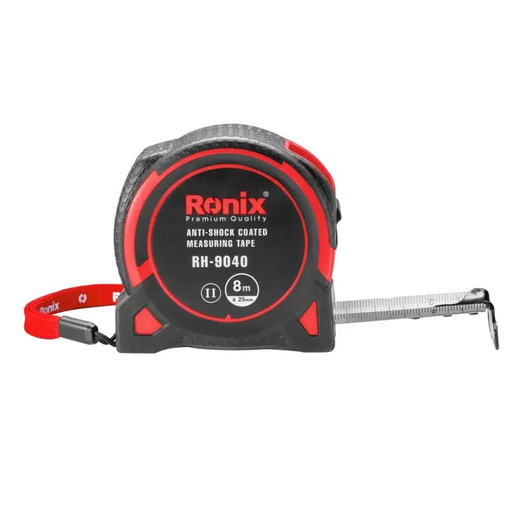 متر نواری ضد ضربه 8 متری رونیکس مدل RONIX RH-9040 — تصویر ۲