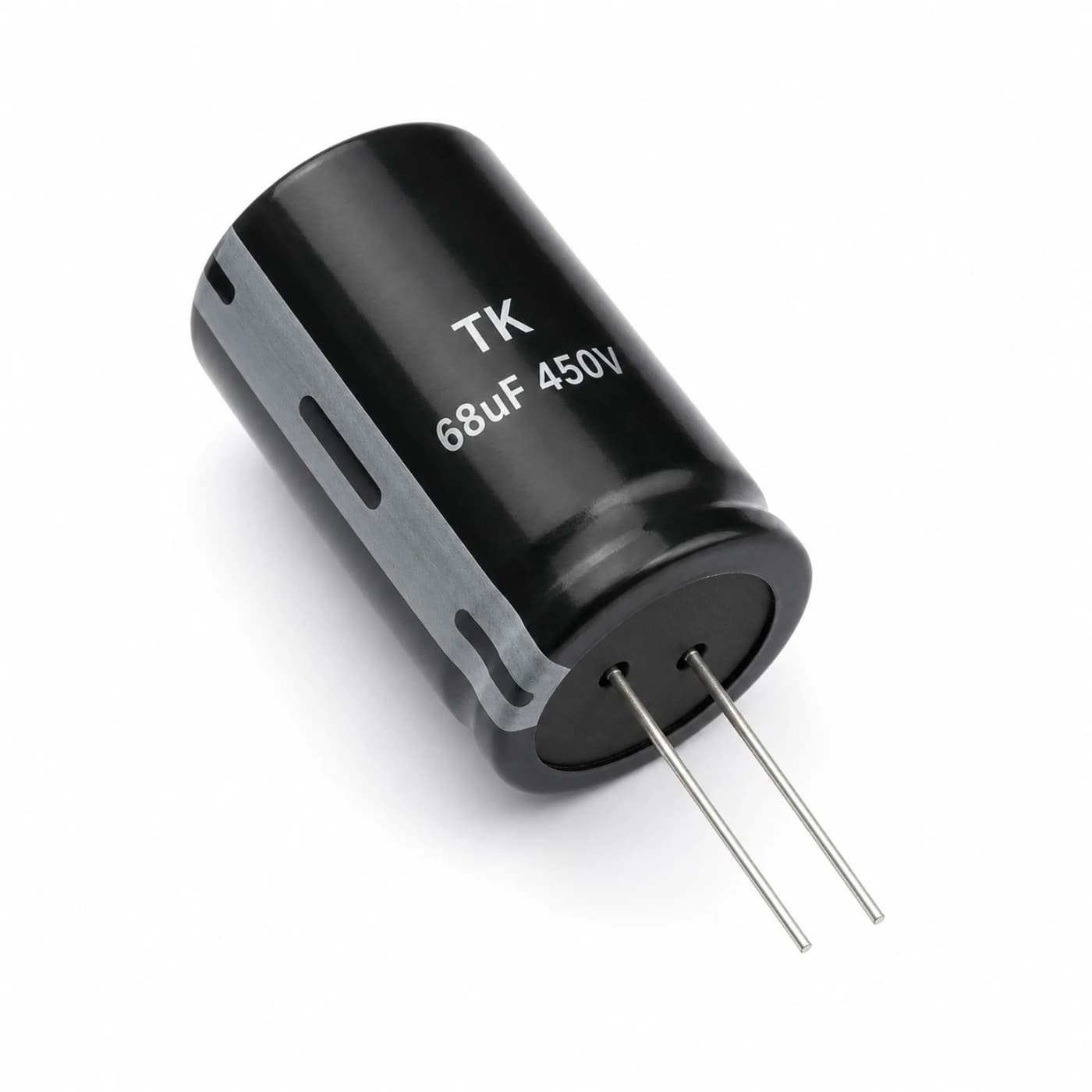 خازن الکترولیتی تیکی مدل TK 68uF 450V 18×30mm — تصویر ۲