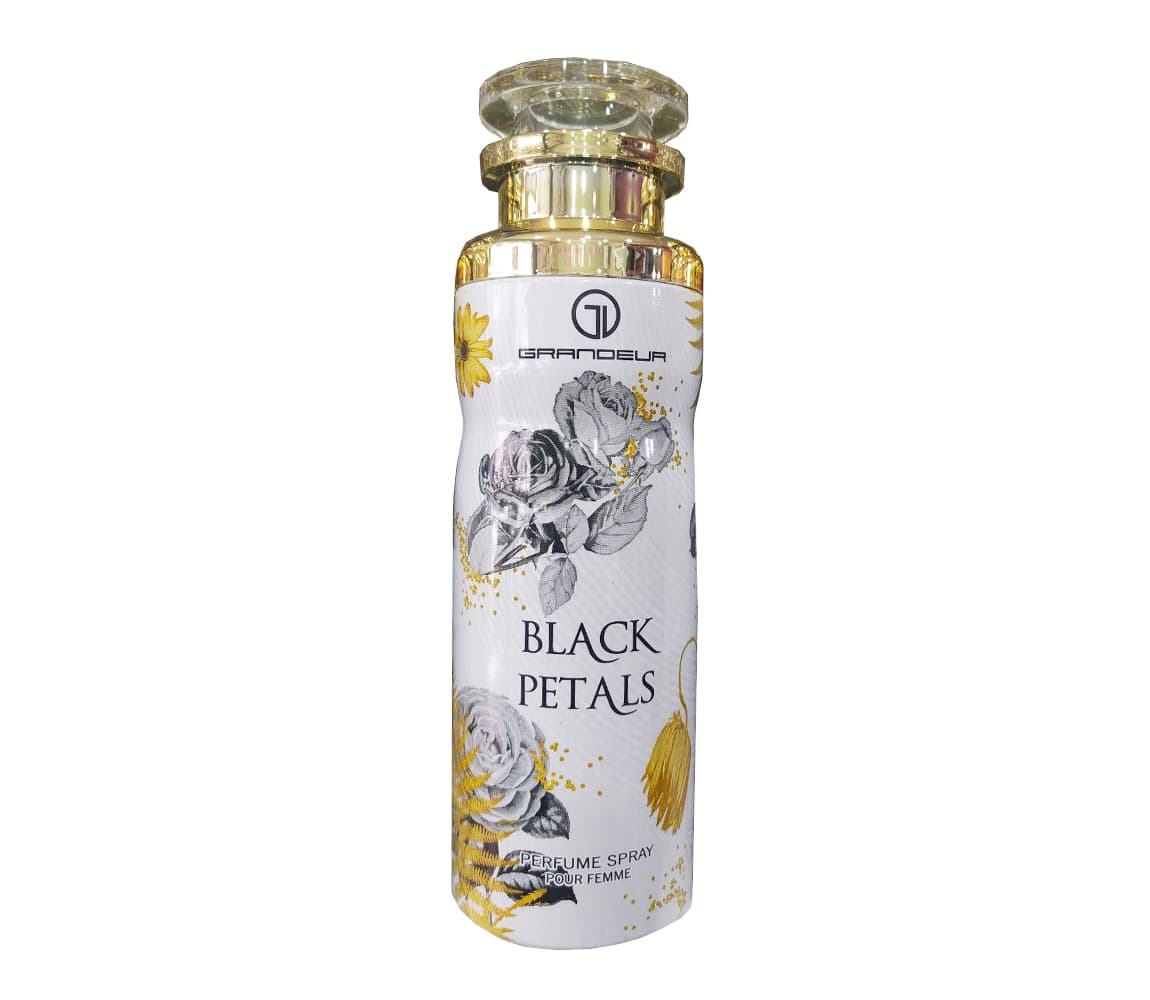 اسپری خوشبو کننده زنانه GRANDEUR مدل BLACK PETALS
